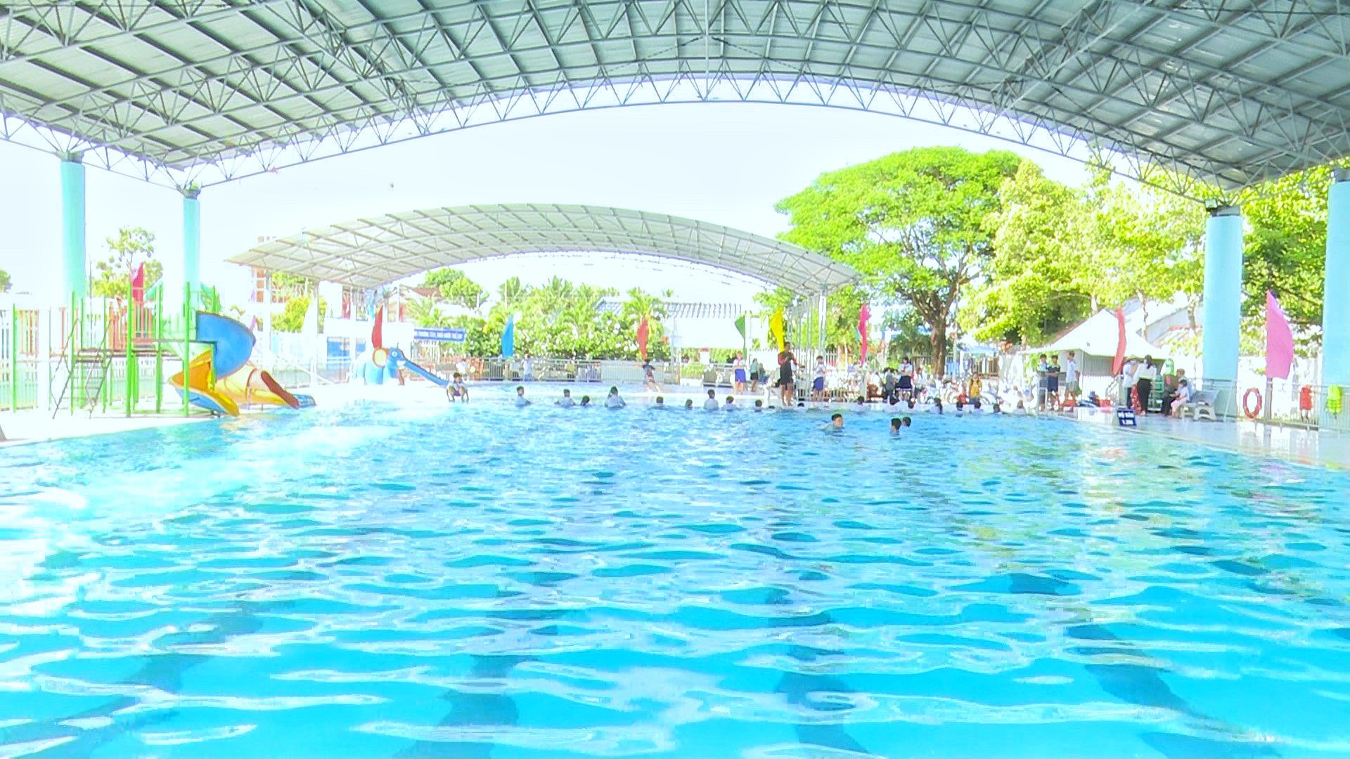 Chợ Mới phát động toàn dân tập luyện môn bơi, phòng chống đuối nước